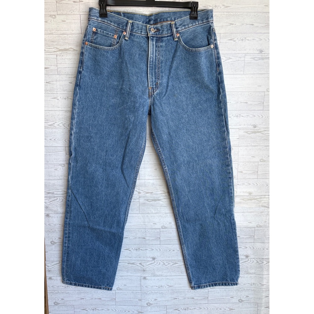 Levis 550 Jeans Relaxed Fit Denim Y2k Vintage 36 x 32 - Picture 2 of 10